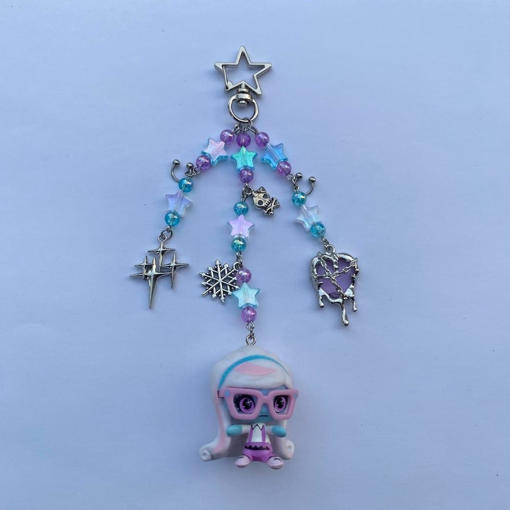 Monster High Abbey Bominable Custom Keychain